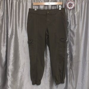 Cafe Marrakesh Joggers Cargo Pants Women’s Size XL Green